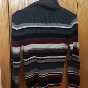 Women’s Sonoma Striped Turtleneck Sweater